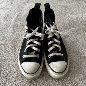 Converse Black Chuck Tayler kids Sneakers Size 3